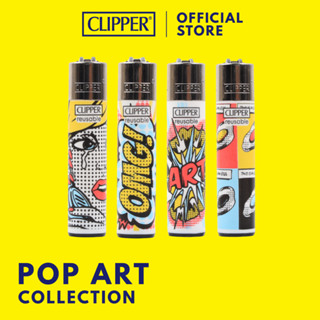 ไฟแช็ค คลิปเปอร์ Clipper Lighters Pop Art ไฟแช็คเติมแก๊สได้ …