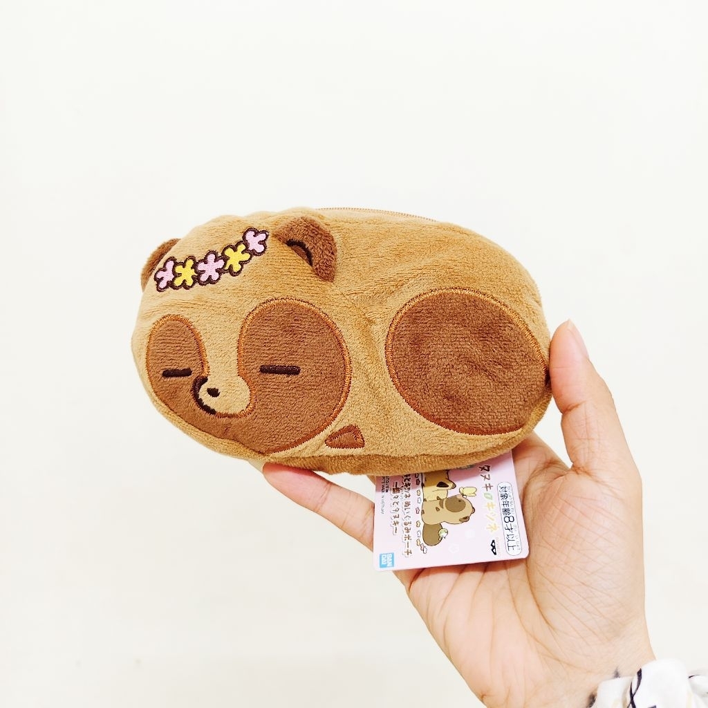 กระเป๋าตุ๊กตา Tanuki and Fox - Butterfly and Tanuki - Tanuki Flower Decoration Ver.