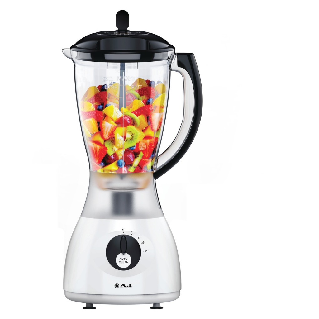 AJ BL-003 เครื่องปั่นอเนกประสงค์ 500W โถใหญ่ 1.5 ลิตร ปั่นน้ำผลไม้ สมูทตี้ เครื่องบดแห้ง พร้อมโถบด