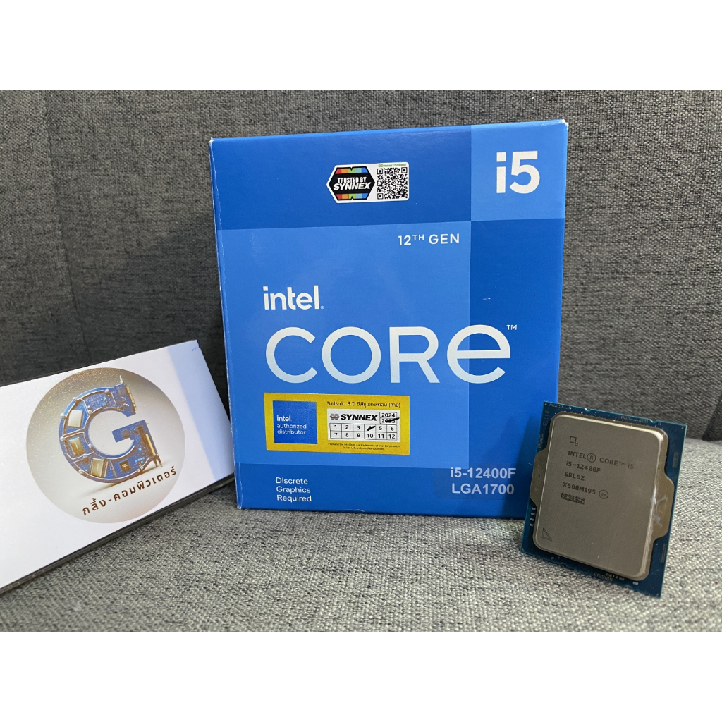 CPU INTEL LGA1700 i5 GEN 12 | i5-12400F / i5-12400 / i5-12600K