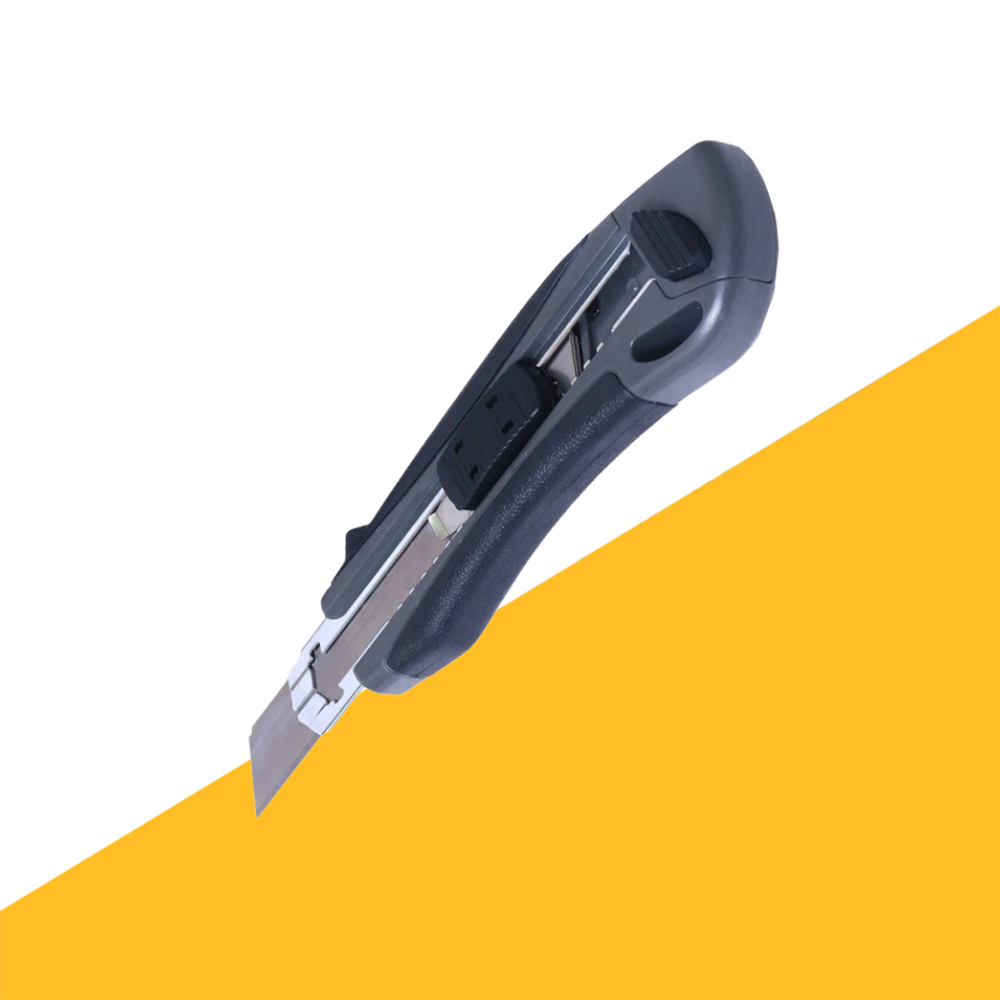 Bantex คัตเตอร์ มีดตัดกระดาษ 9mm 18mm มีดคัตเตอร์ พกง่าย ล็อคอัตโนมัติ อุปกรณ์สำนักงาน Cutter Knife