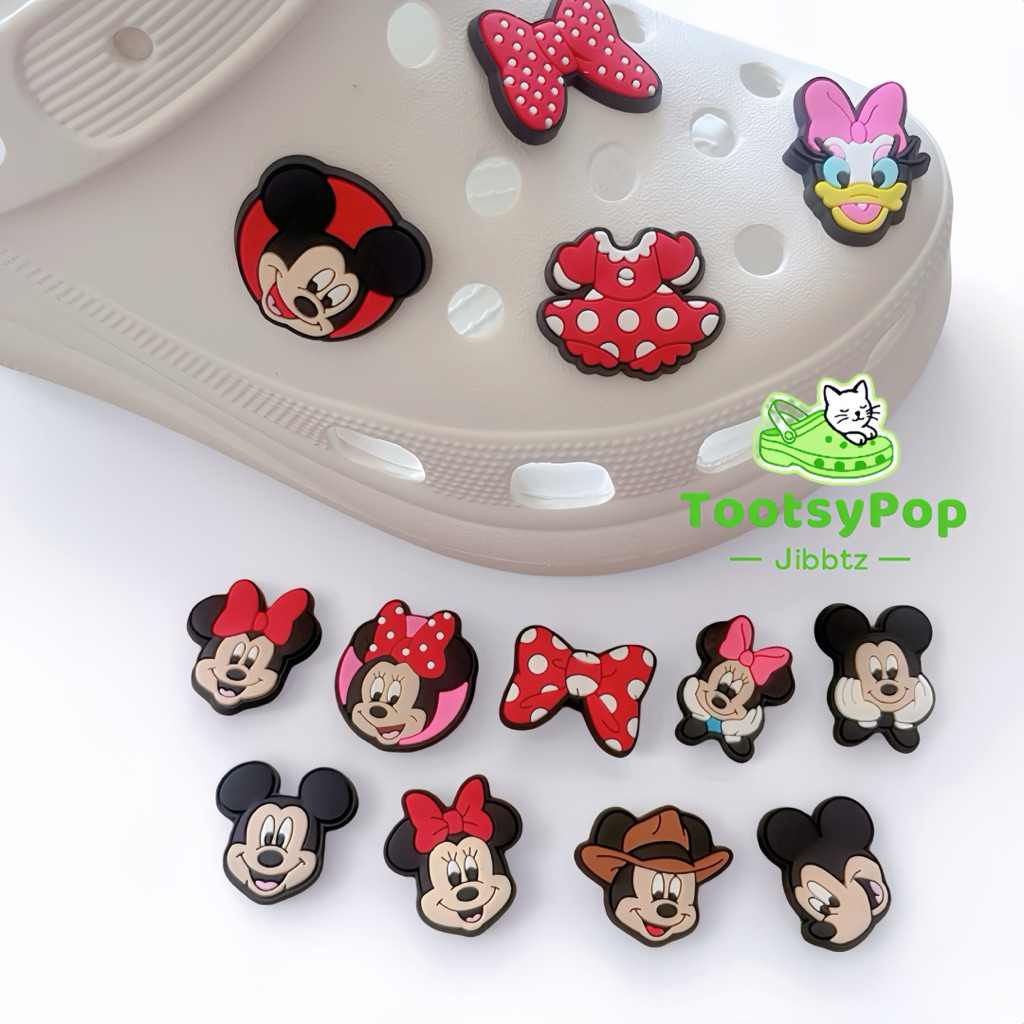 13ชิ้น/เซ็ต Tootsypop ,B3มิกตัวติดรองเท้า,อุปกรณ์เสริมรองเท้า,ลายการ์ตูน,จิ๊บติดรองเท้า ,แต่งกระเป๋าหรือรองเท้า