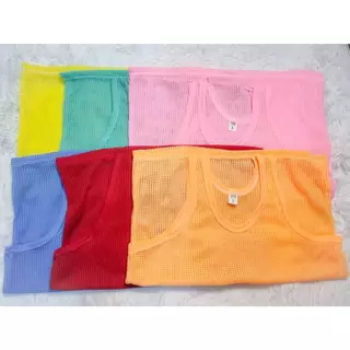 สำหรับเด็กโต 5-10 ขวบ เสื้อกล้ามตาข่ายเบอร์ 1,2,3