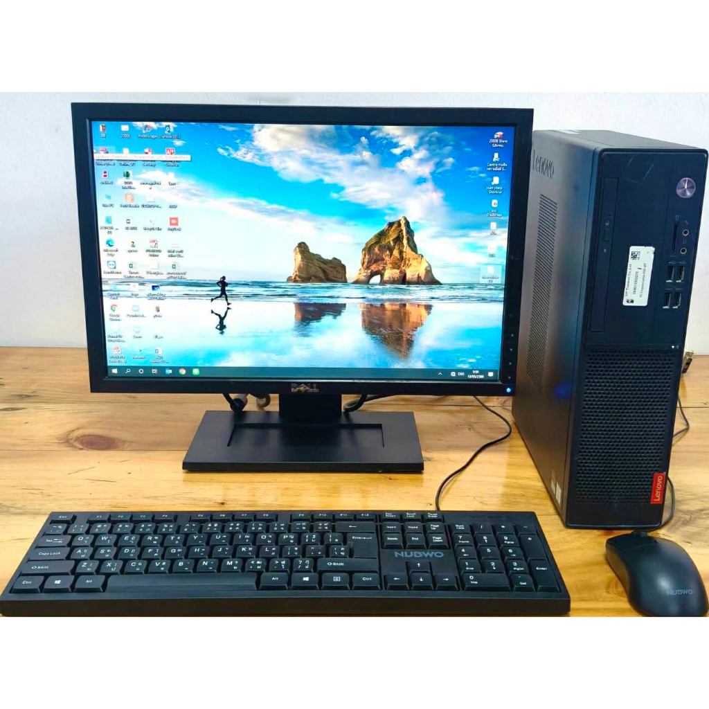 คอมพิวเตอร์แบรนด์dell/ hp/ lenovo/ CORE I5 ยกชุด พร้อมจอ19” เม้าส์คีย์บอร์ดสายไฟสายจอ พร้อมใช้งาน คอ