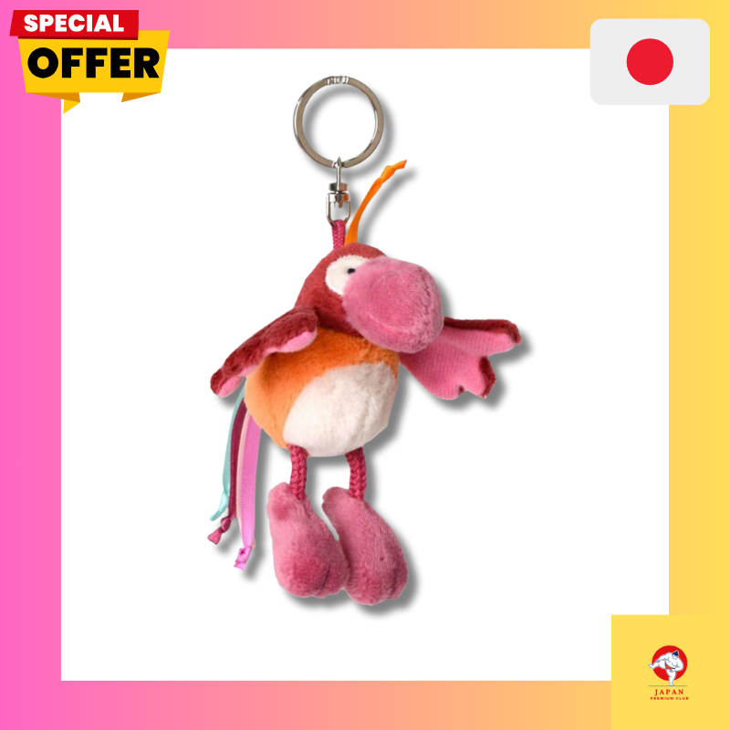 [NICI] Keychain Parrot Verano Pink 10cm Bird 2025 Kids W8×D8×H10cm /direct from Japan