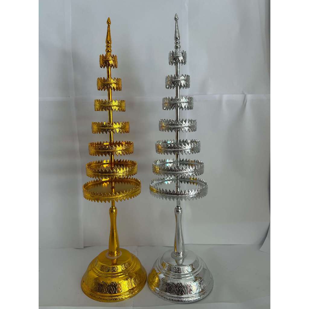 ฉัตรกะไหล่เงิน-ทอง 7 ชั้น รุ่นมงคลสูงศักดิ์ เสริมบารมี เฮงรับทรัพย์ งานละเอียดหรูหรา - รูปที่ 3