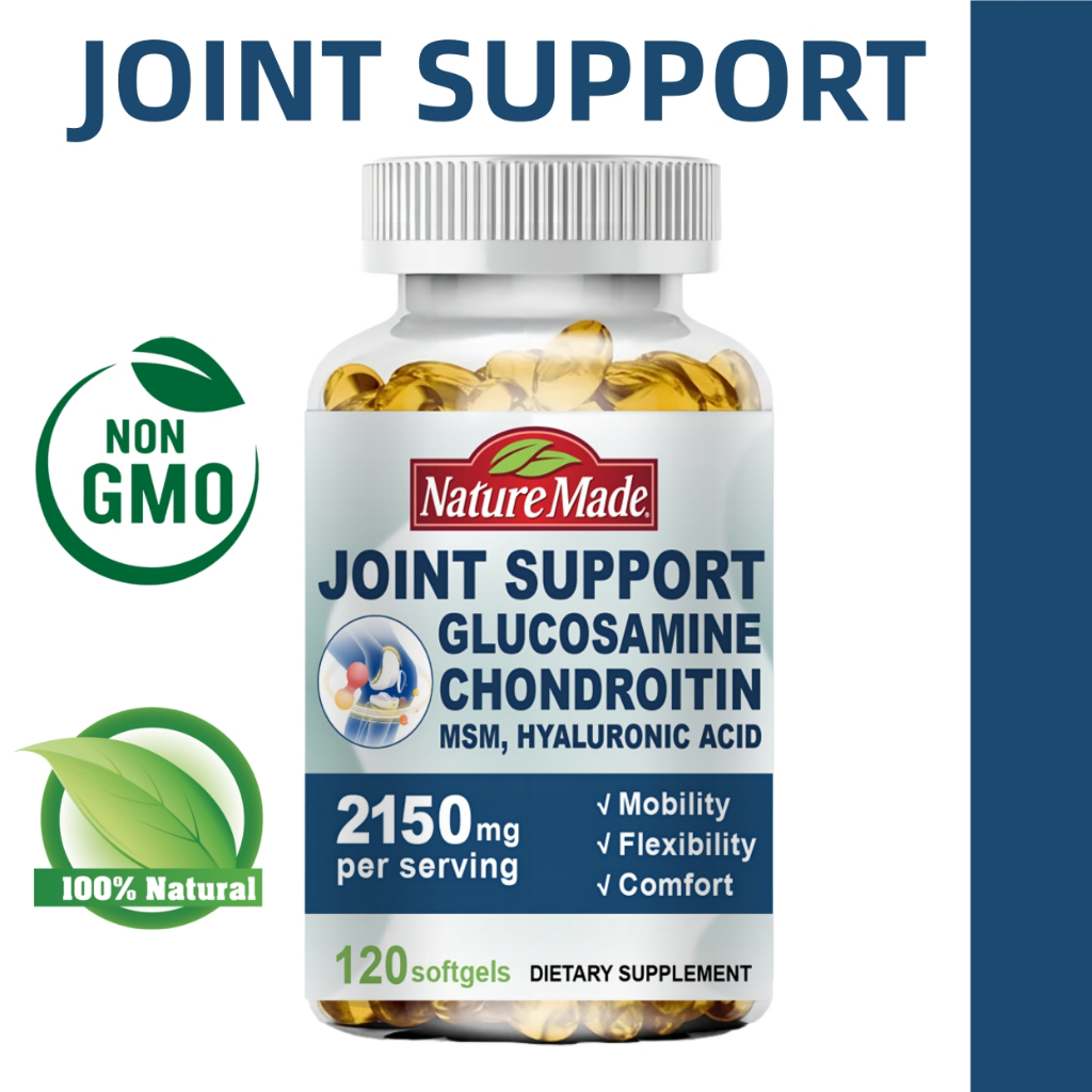 Nature Made Glucosamine Softgels-ช่วยบำรุงข้อต่อ เล็บ และผิวให้แข็งแรง