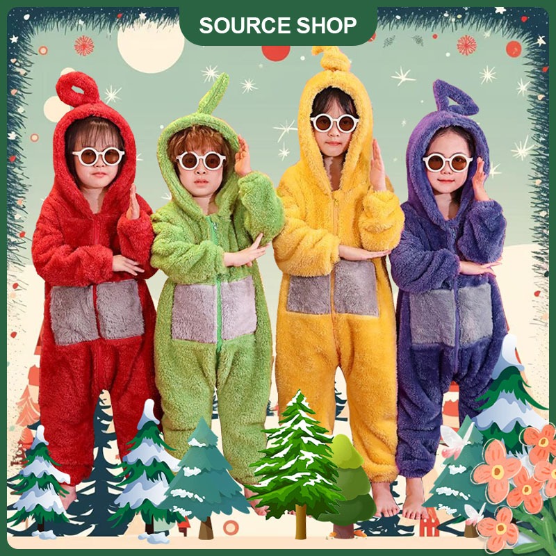 ชุดเอเลี่ยน เด็ก ๆ ชุดนอน ชุดนอนตลกๆ ชุดเทเลทับบี้ ชุดฤดูหนาว ชุดนอนแฟนซี ชุดตลก ชุดการ์ตูน