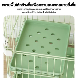 กรงแมว กรงแมวขนาดใหญ่ กรงแมวราคาถูก กรงสุนัข กรงกระต่าย พื้นที่หลายระดับ กรงสัตว์เลี้ยง ถอดออกได้