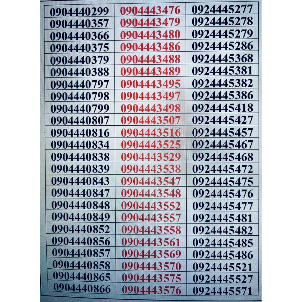 เบอร์aisมงคลเติมเงิน 444 ราคาถูกมาก สวยมาก (Set B)🧡