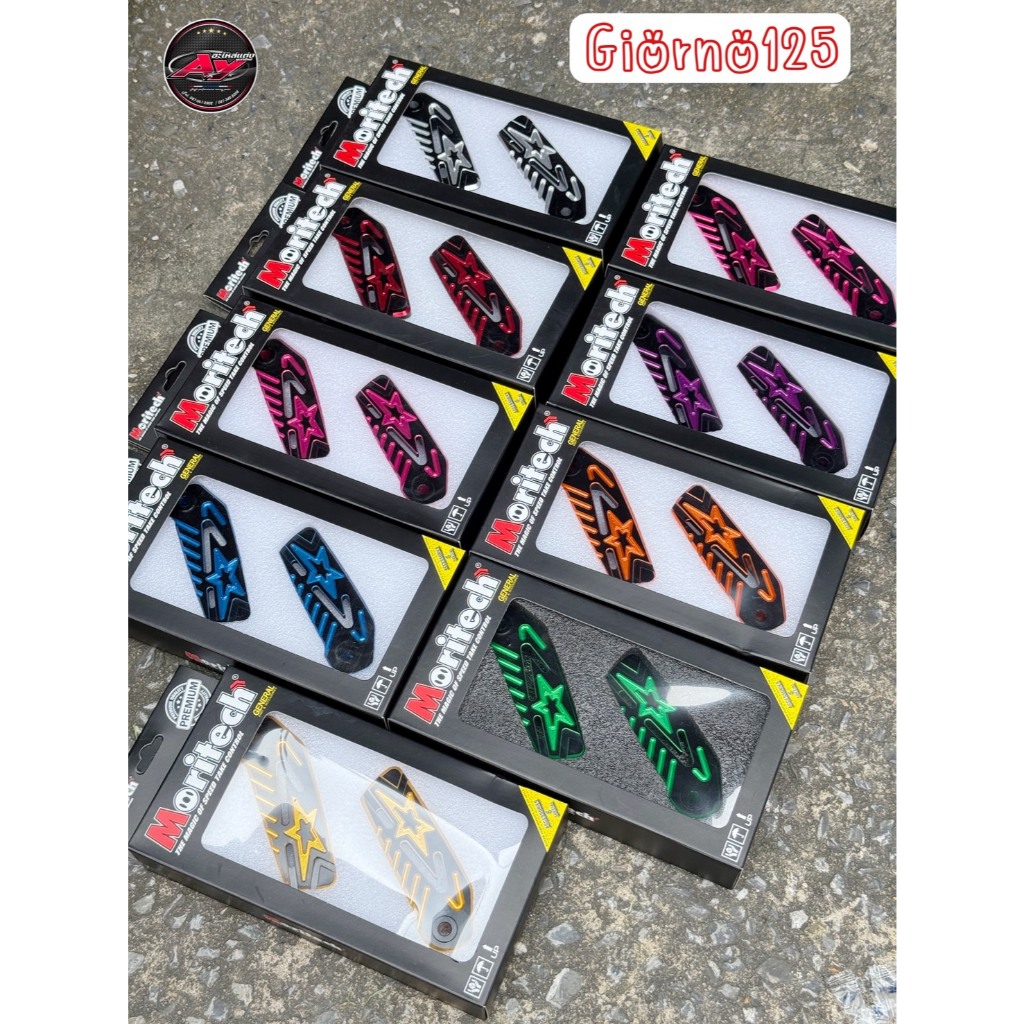 พักเท้าหลังทูโทนMoritech สำหรับGiorno125 ABS/CBS