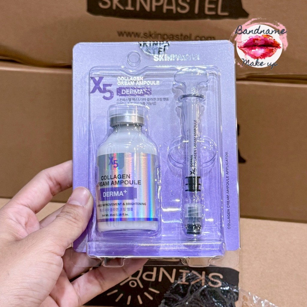 💜 SKINPASTEL X5 Derma Cream Ampoule – Purple (Whitening & Repair)