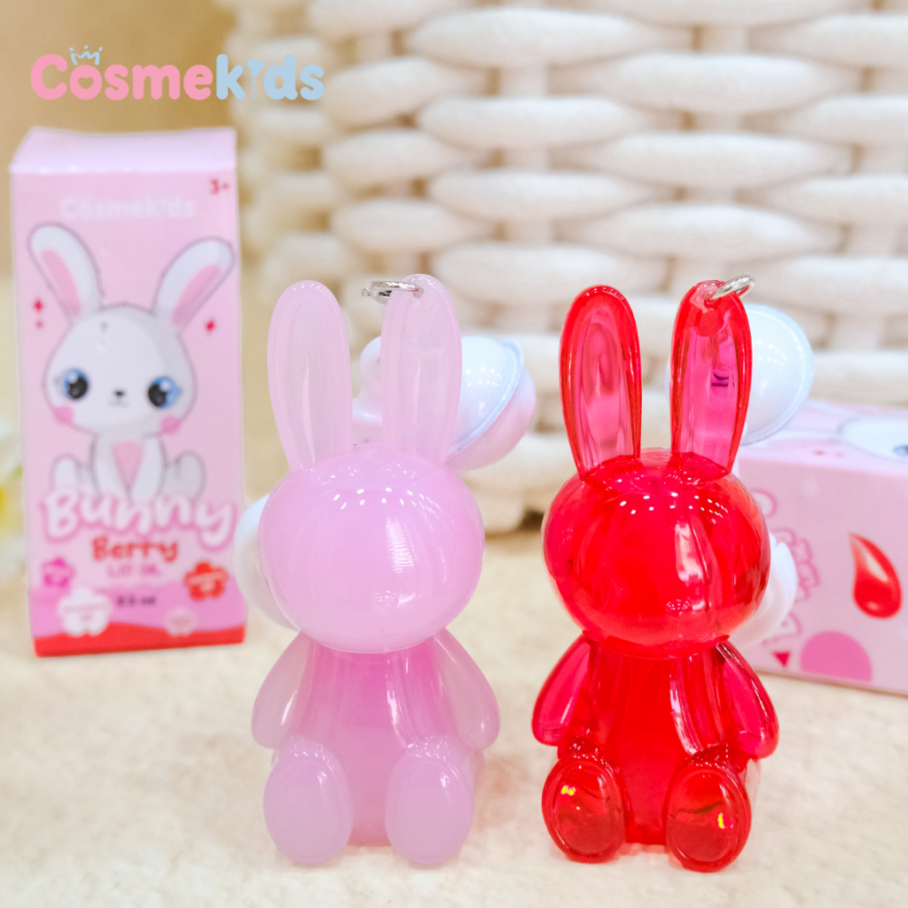 Cosmekids บันนี่ เบอร์รี่ ลิป ออยล์ ปลอดภัยสำหรับเด็ก เพิ่มสีสัน ความฉ่ำวาว ลิปเด็ก เครื่องสำอางเด็ก