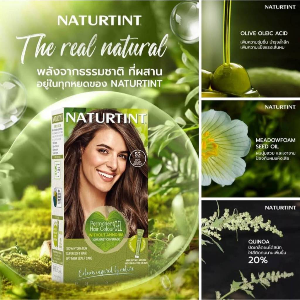 NEW Arrival!! Naturtint6WG-RadiantGoldenDarkBlondeน้ำตาลสว่างประกายทองเข้มRADIANTShadesเพิ่มประกาย - รูปที่ 5