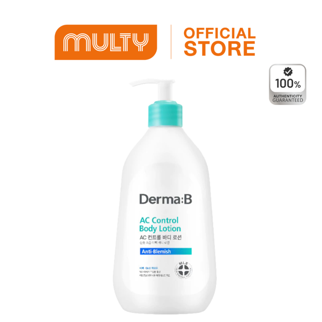 Derma B Ac Control Body Lotion 400 ml.โลชั่นเติมความชุ่มชื้นให้ผิว รักษาสมดุลความมันและลดเลือนรอยดำ