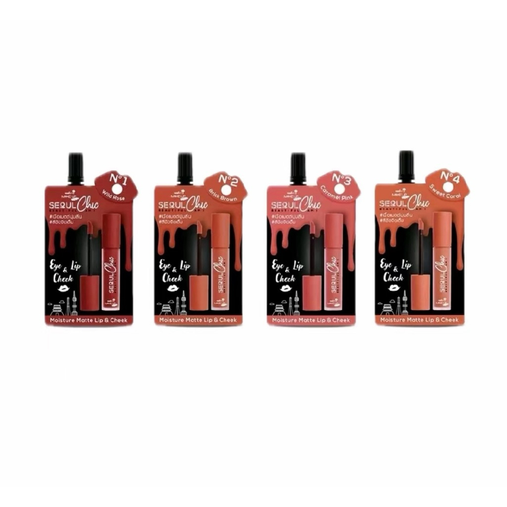 ลิปนามิ NAMI SEOUL CHIC ลิปเนื้อแมตต์ สีชัดจัดเต็ม