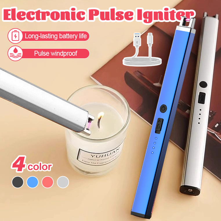 ปืนยิงแก๊สไฟฟ้า ปืนจุดแก๊ส ที่จุดไฟชาร์จได้ ที่จุดเตาแก๊ส แบบชาร์จ USB ที่จุดเทียนหอม Electric Lighter