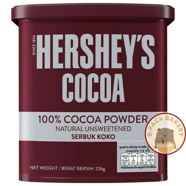 เฮอรี่ชี่ ผงโกโก้ 100% Hershey's Cocoa Powder 100% Unsweet 226g
