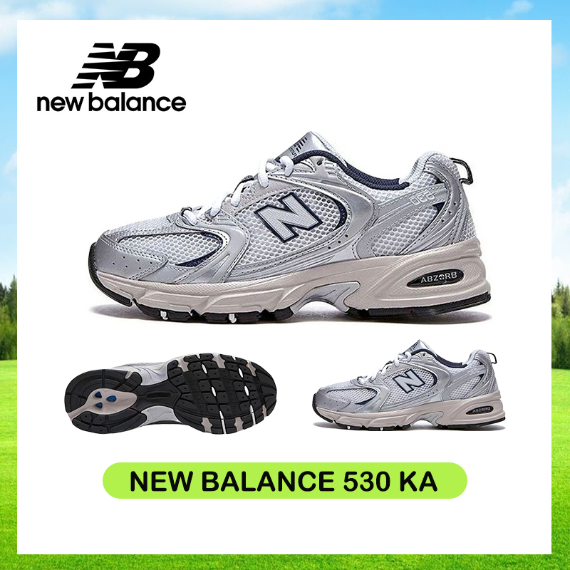 ✅ ยืนยันรหัส QR: New Balance MR530 KA รองเท้ากีฬาและรองเท้าลำลองสำหรับผู้ชายและผู้หญิง รองเท้าแฟชั่น