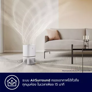 Electrolux เครื่องฟอกอากาศ พร้อมตัวกรอง 5 ขั้นตอน สำหรับห้องขนาด 29 ตร.ม. UltimateHome 300 รุ่น EP32-26UGA