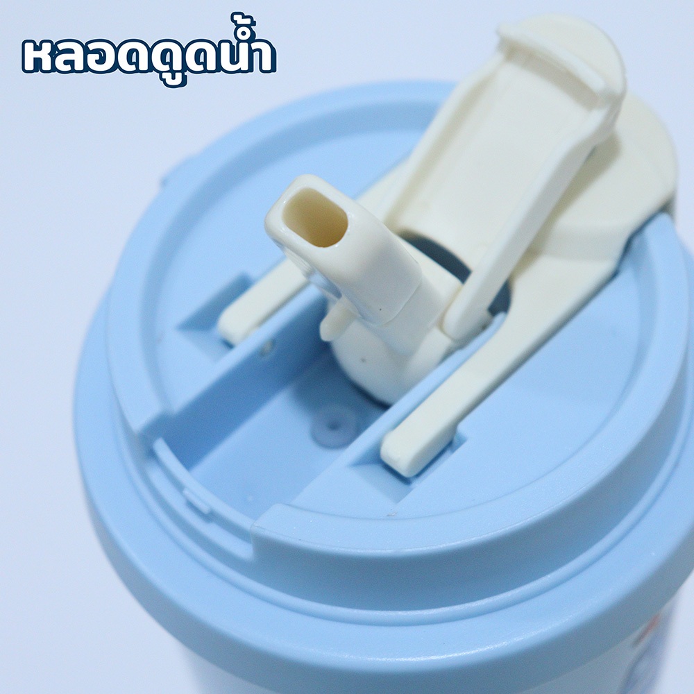 แก้วเก็บความเย็นร้อน ความจุ 530ml สแตนเลส 316 เกรดอาหาร พกพาสะดวก มีฝาปิดและสายคล้องสกรีนลายสุดน่ารัก ราคา ถูกที่สุด ดีลบีเคเค แกลเลอรีภาพที่ 6