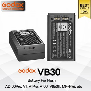 Godox Battery VB30 - USB แบตเตอรี่ สำหรับ Flash AD100Pro, V1…
