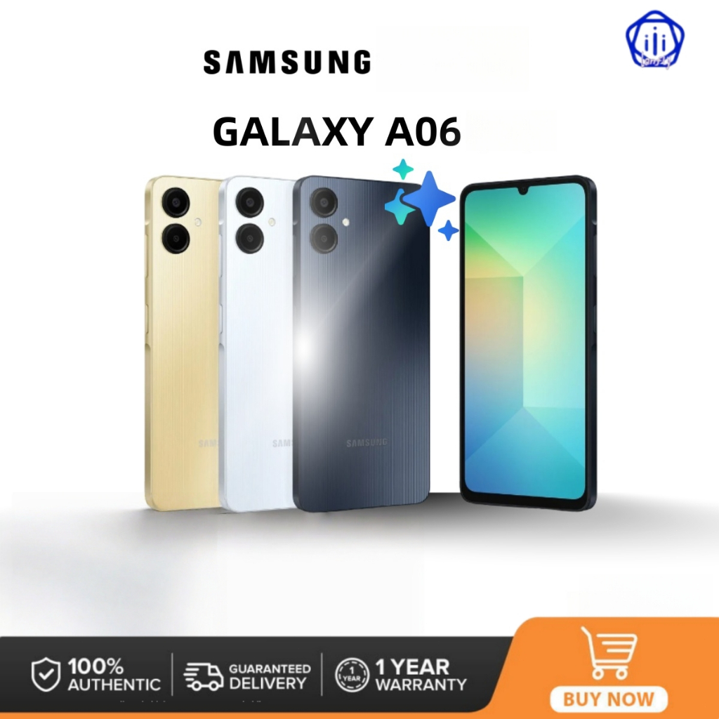 Samsung Galaxy A06 (6GB+128GB) Helio G85  หน้าจอ6.5 นิ้ว แบต5000mAh ประกันศูนย์ 12 เดือน