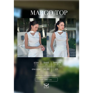 SEASON STUDIO - MARGO TOP / เสื้อแขนกุด คอถ่วง มีผ้าพันคอ