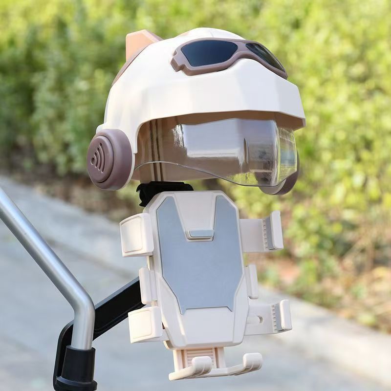 รุ่นอัพเกรด ที่ยึดโทรศัพท์ สำหรับมอเตอร์ไซด์ ตัวจับทรงหมวกกันน็อค