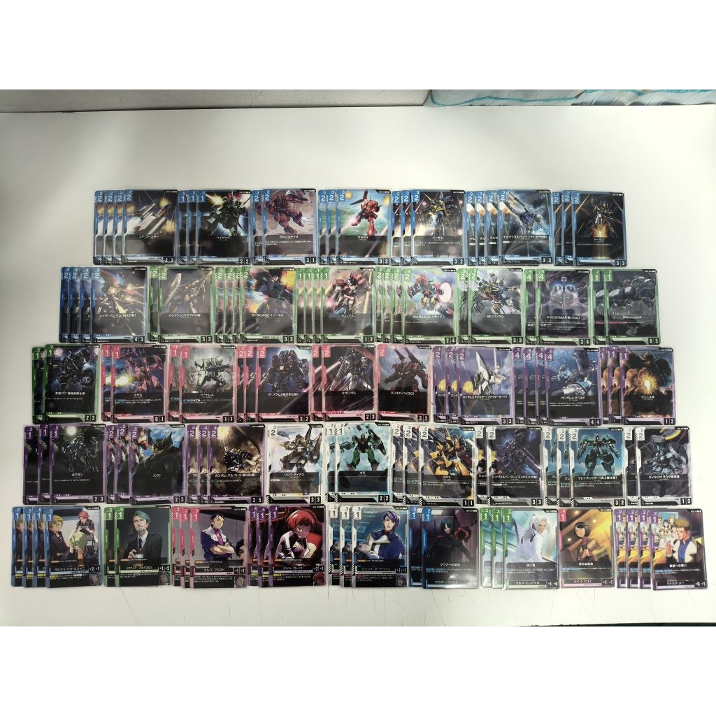 Gundam Card Game (JP) ชุด [ST02] / [ST03] การ์ดระดับ LR ขายแยกใบ [ลิขสิทธิ์แท้BANDAI] พร้อมส่ง