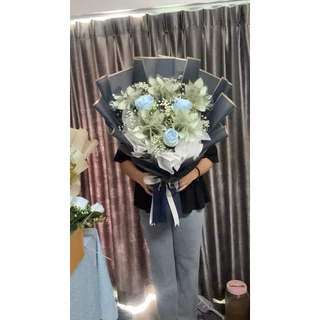 ช่อดอกไม้ใส่แบงค์ ทรงดอกไม้ 5-50 ใบ (เป็นงานสั่งทำ จัดส่งภายใน 3 วัน)
