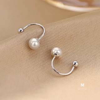 MEET💕พร้อมส่ง ต่างหูเงิน Miss Eunna ต่างหูมุก ต่างหูแฟชั่น ตุ้มหูผู้หญิง ต่างหูมุก ตุ้มหูเงิน