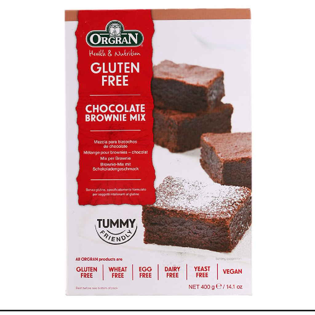 Orgran Chocolate Brownie Mix 400g./ Orgran Buckwheat Pancake Mix 375g Gluten Free