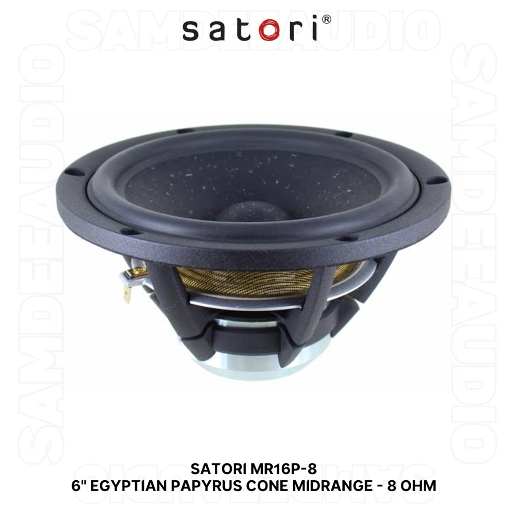 ราคาต่อ1ข้าง/Satori MR16P-8 6" Egyptian Papyrus Cone Midrange - 8 ohm