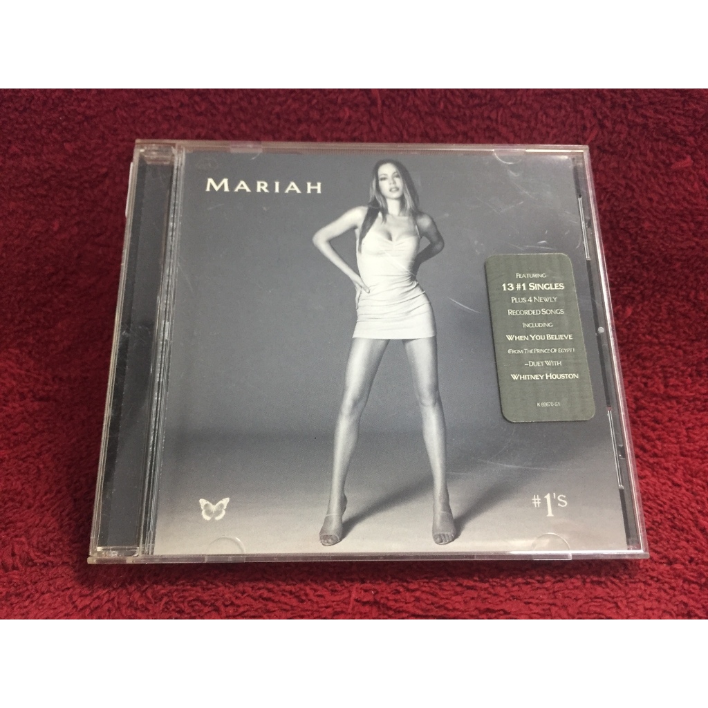CD Mariah Carey – #1's สภาพตามปก CA21-28