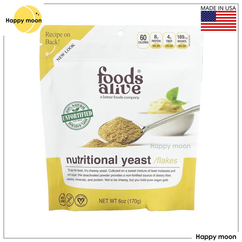 Foods Alive, Superfood, Non-Fortified Nutritional Yeast, 6 oz (170 g)