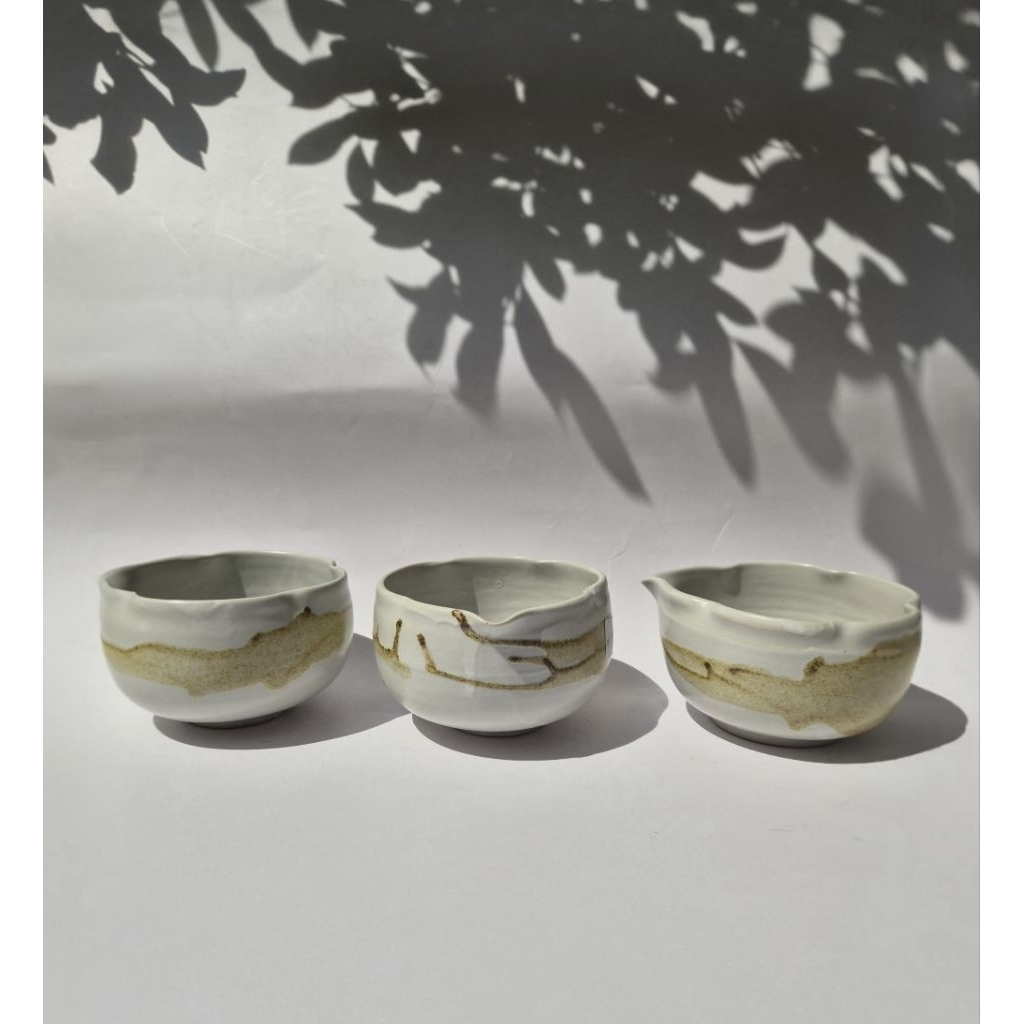 ORACHI | ถ้วยชงชา ถ้วยชงมัทฉะ Hojicha caramel, Twinkle (dark ver), elsa, ทรงดอกไม้มีปากเท, standard 