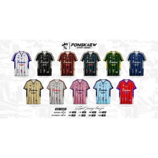 ⭐️เสื้อกีฬา⭐️ Fongkaew Sport คอวาย แขนสั้น ใส่ได้ทั้งชายและหญิง