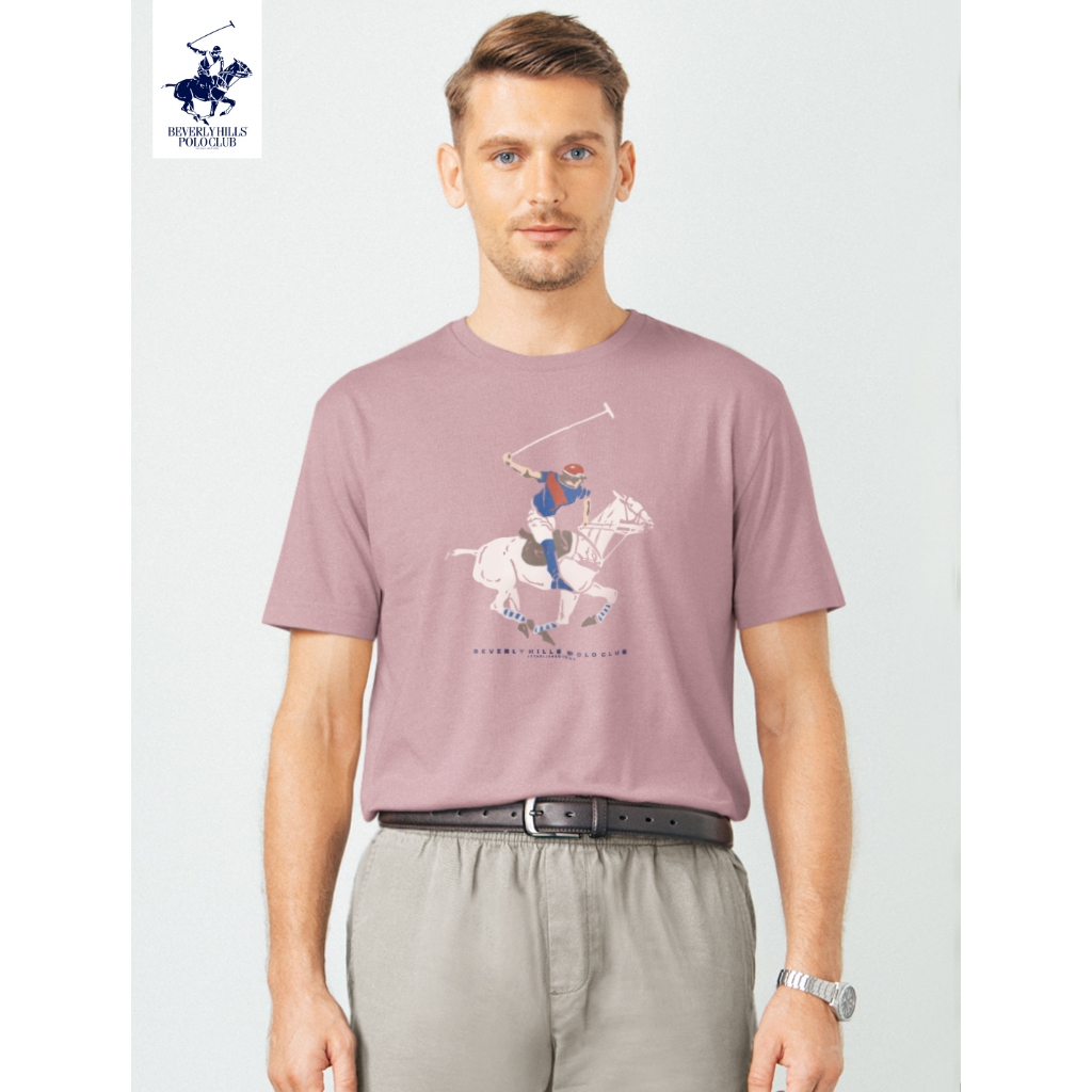 BEVERLY HILLS POLO CLUB เสื้อยืดคอกลมแขนสั้นทรงใหม่ รุ่น BNSV046