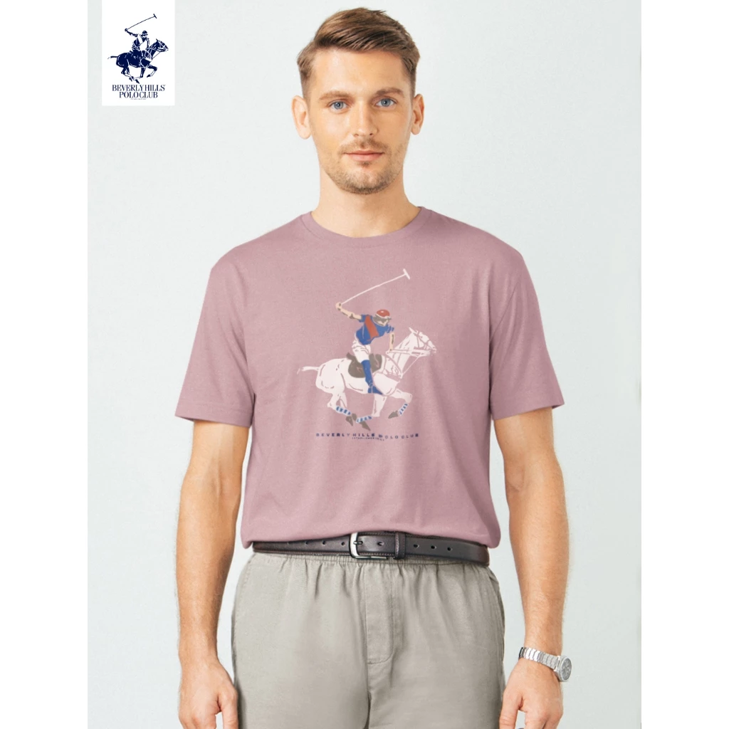 BEVERLY HILLS POLO CLUB เสื้อยืดคอกลมแขนสั้นทรงใหม่ รุ่น BNSV046