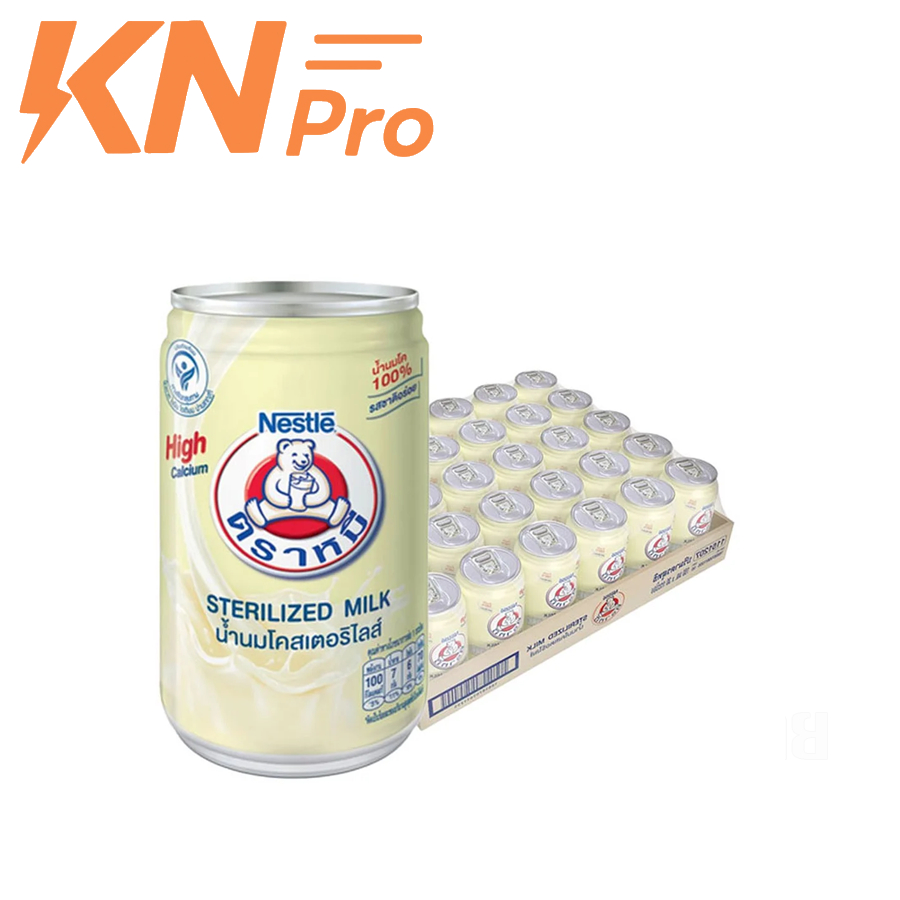 ตราหมี นมสเตอริไลส์แคลเซียมสูง 150 มล. x 30