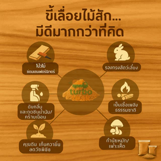 ขี้เลื่อยไม้สักจากโรงงานเฟอร์นิเจอร์ เนื้อละเอียด ไม่ผสมอย่างอื่น สำหรับงานช่างและปลูกต้นไม้
