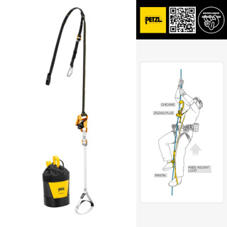 Petzl แท้!! อุปกรณ์ไต่เชือก ล็อคเชือก บริเวณเข่า Petzl KNEE …