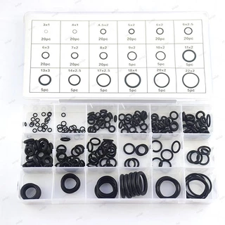 IUNYK O ring ยางโอริง อเนกประสงค์ คุณภาพสูง 18 ขนาด 225 ชิ้น พร้อมกล่องพลาสติก