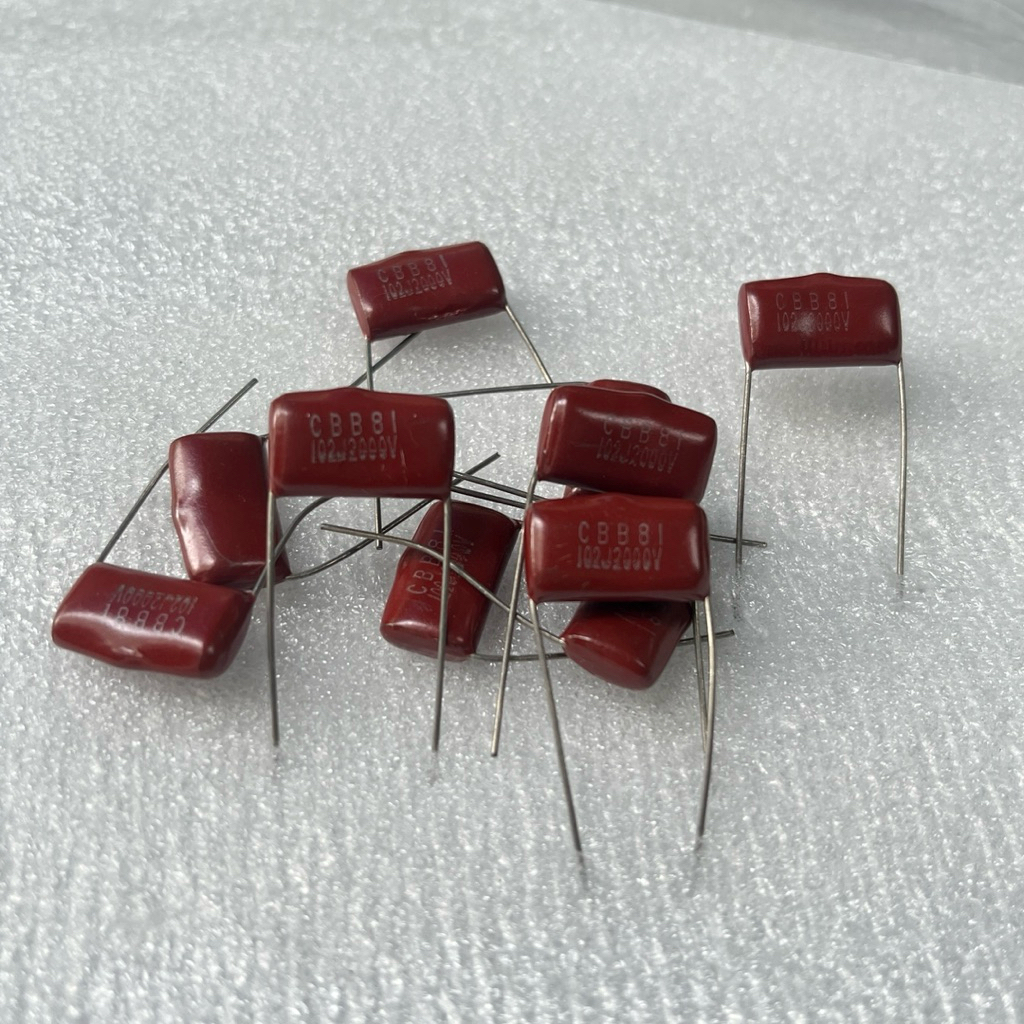 (แพ็ค10ตัว) ไม่ล่า 0.001UF 2000V 102J2000V CBB81 ระยะขาห่าง 15มิลc ไมล่า 102PF 0.001UF2KVคาปาซิเตอร์