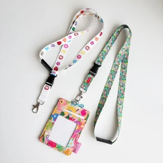 *เฉพาะสาย*amuse stuff-neck strap สายคล้องคอลายปริ้น
