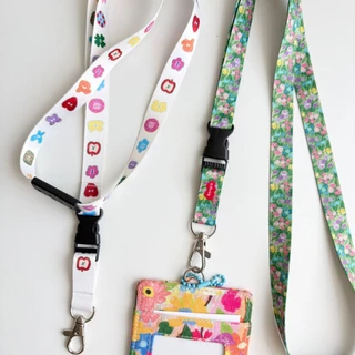 *เฉพาะสาย*amuse stuff-neck strap สายคล้องคอลายปริ้น