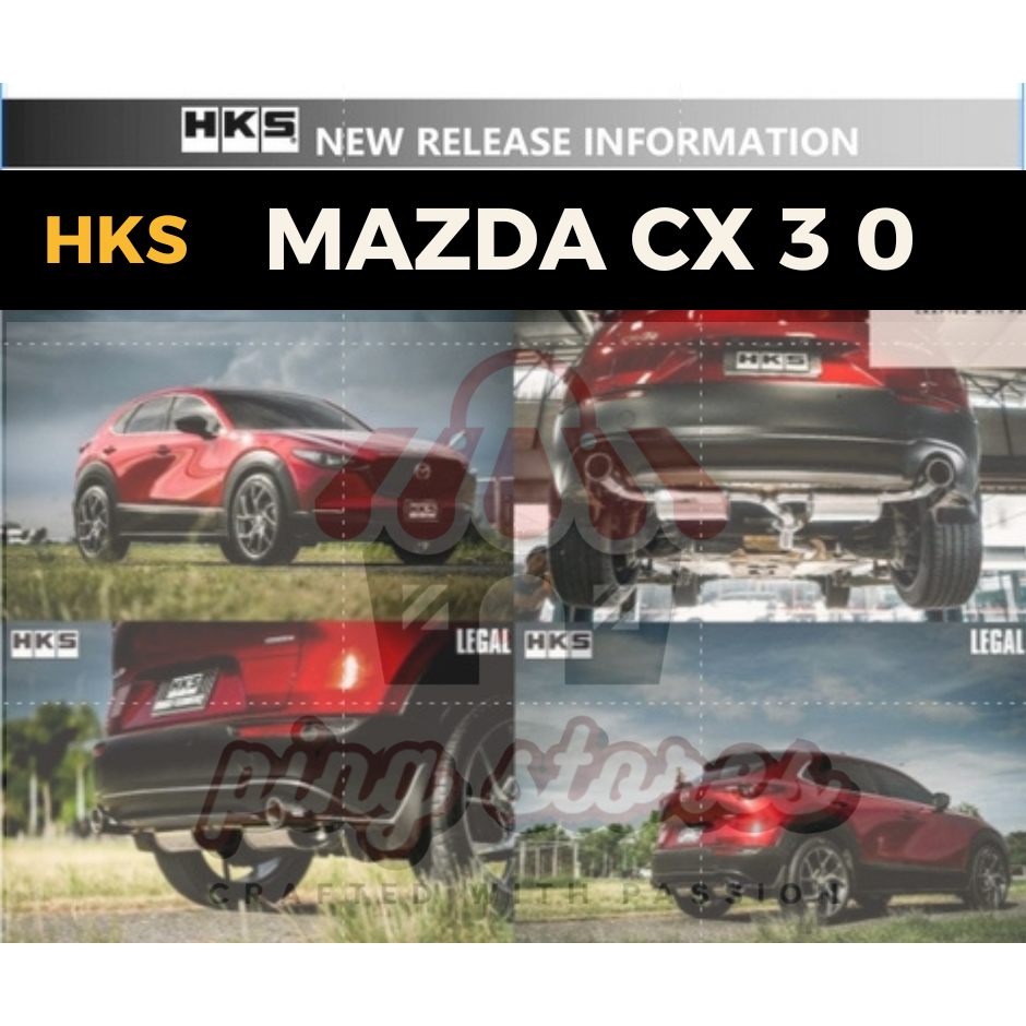 ท่อ HKS Mazda Cx-30 Skyactive 2.0L เบนซิน