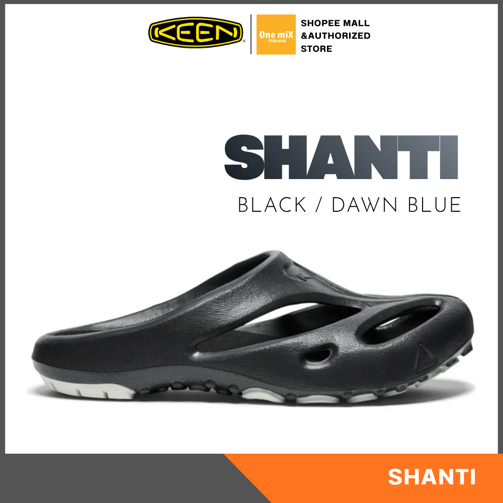 KEEN Shanti Sandal (BLACK/DAWN BLUE) เบา ใส่สบาย รองเท้าแตะ คีน ลิขสิทธิ์แท้ ได้ทั้งชายหญิง