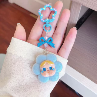 [ส่งไวจากกทม]ตุ๊กตาเด็กผู้หญิงห้อยมือถือ ดีไซน์น่ารัก งานกำมะหยี่ by bonbon cuteshop